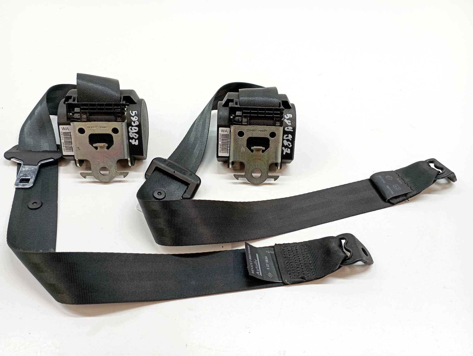 seat belt left right rear part III row KPL Dacia Lodgy and (2012- )