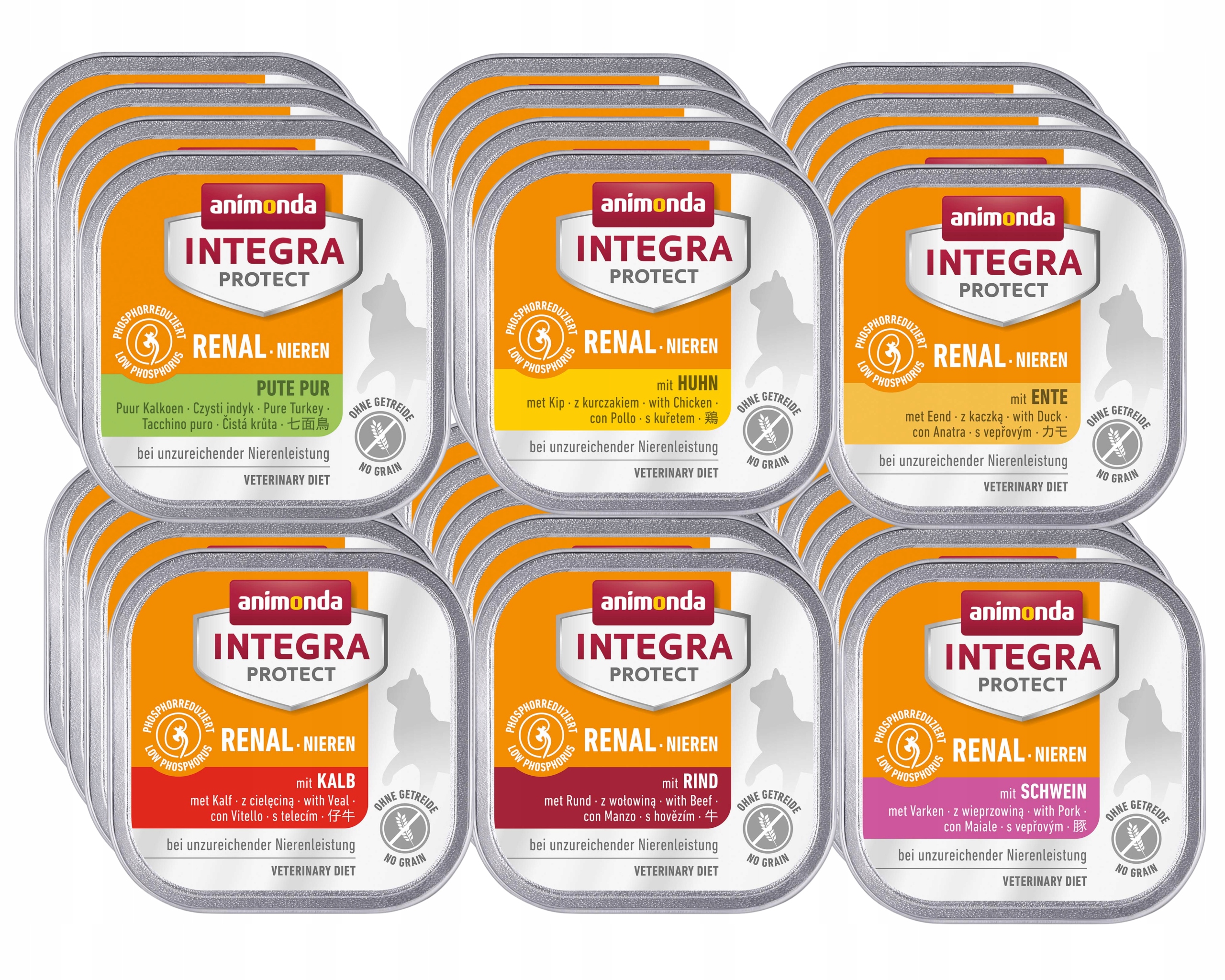 Animonda Integra Renal (Nieren) 24x100 g mix chutí (selhání ledvin)