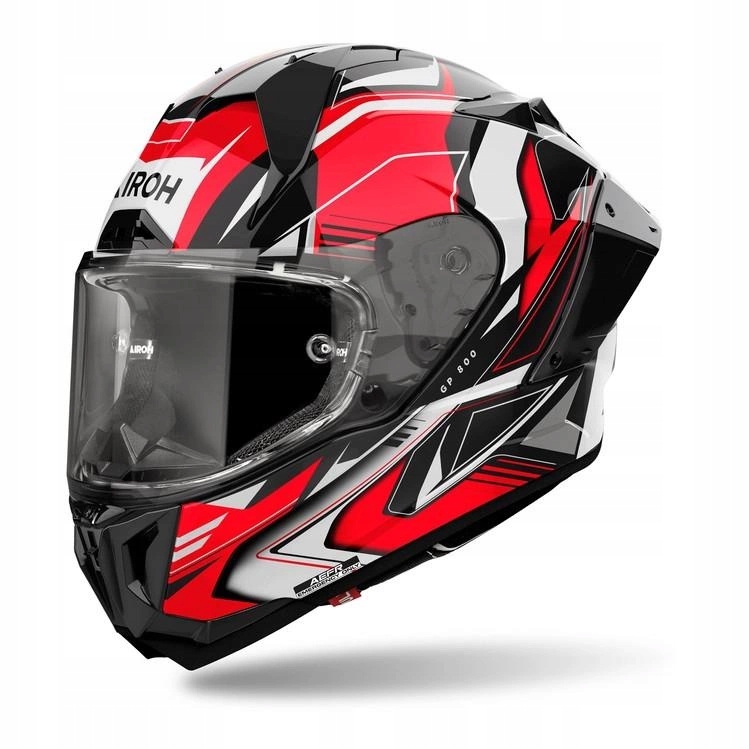 Helma Airoh GP800 Must Red Gloss červená šedá biela čierna Darčeky