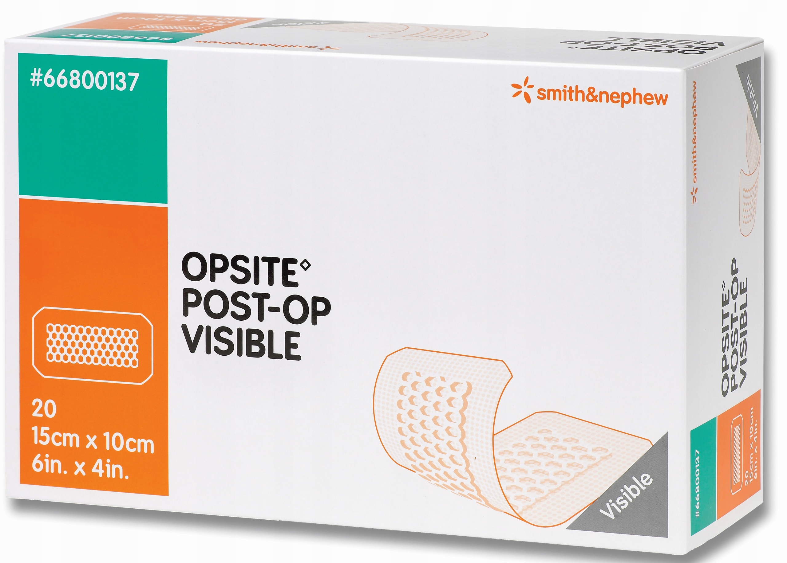 

Smith Nephew Opsite Post-op Visible 15x10cm 20szt