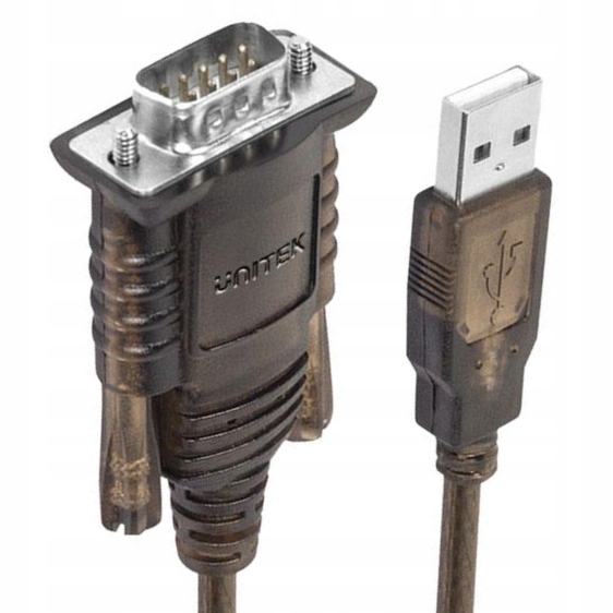 UNITEK Adapter konwerter szeregowy USB / COM RS232
