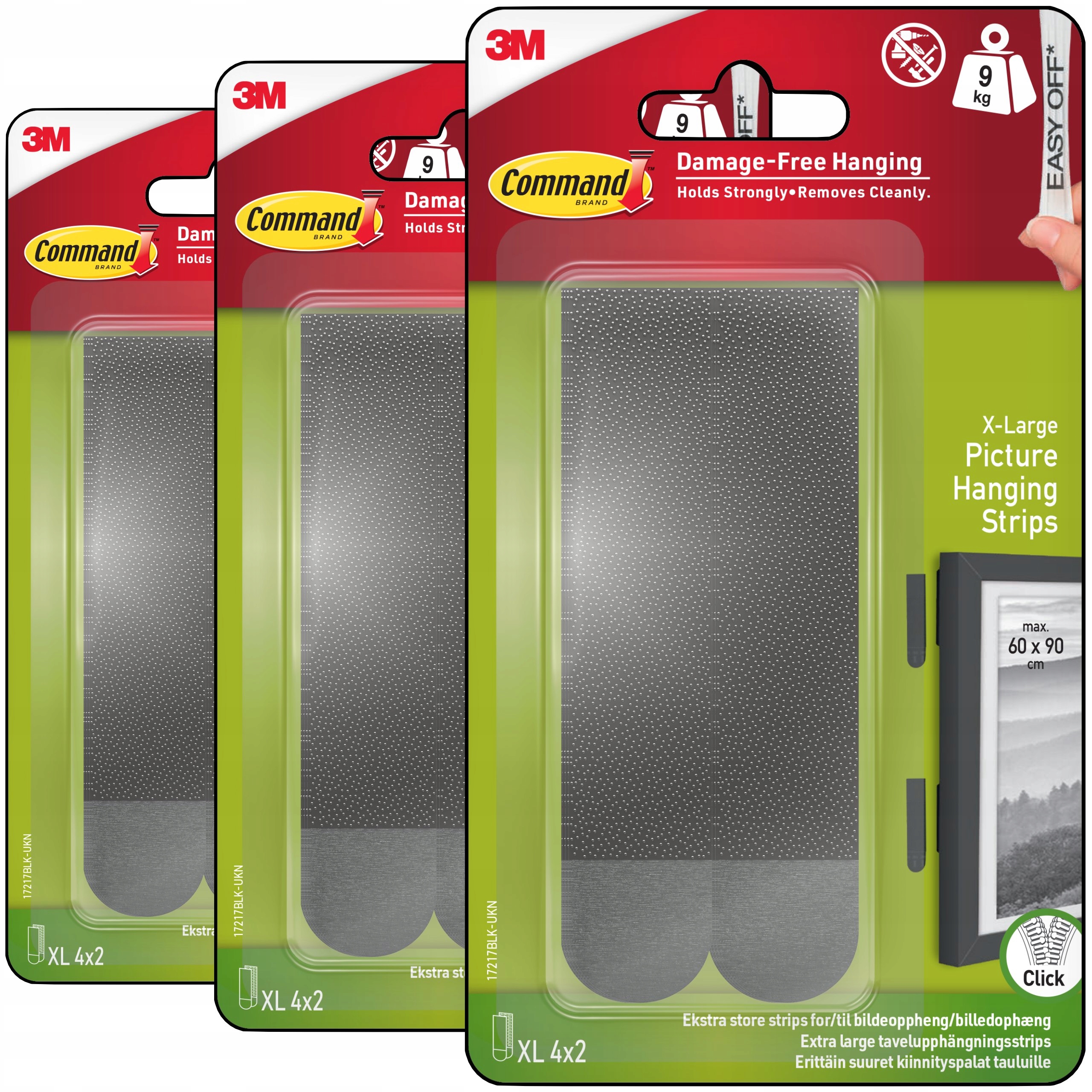 Samolepící pásky Command pro obrazy bez vrtání 24ks (12 párů) Max 9 kg