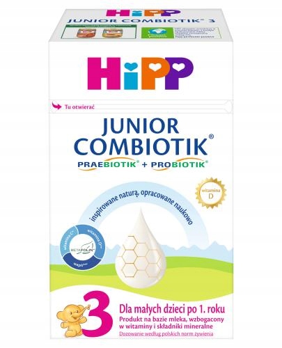 Hipp Junior Combiotik 3 Dla małych dzieci po 1.r.ż