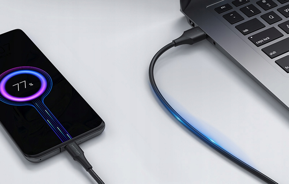 VENTION MOCNY KABEL USB PRZEWÓD USB-A 2.0 USB-C DO TELEFONU ŁADOWARKI 0,25M Marka Vention