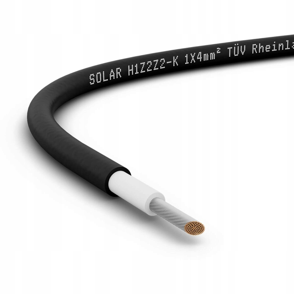 KABEL PRZEWÓD SOLARNY CZARNY 4mm2