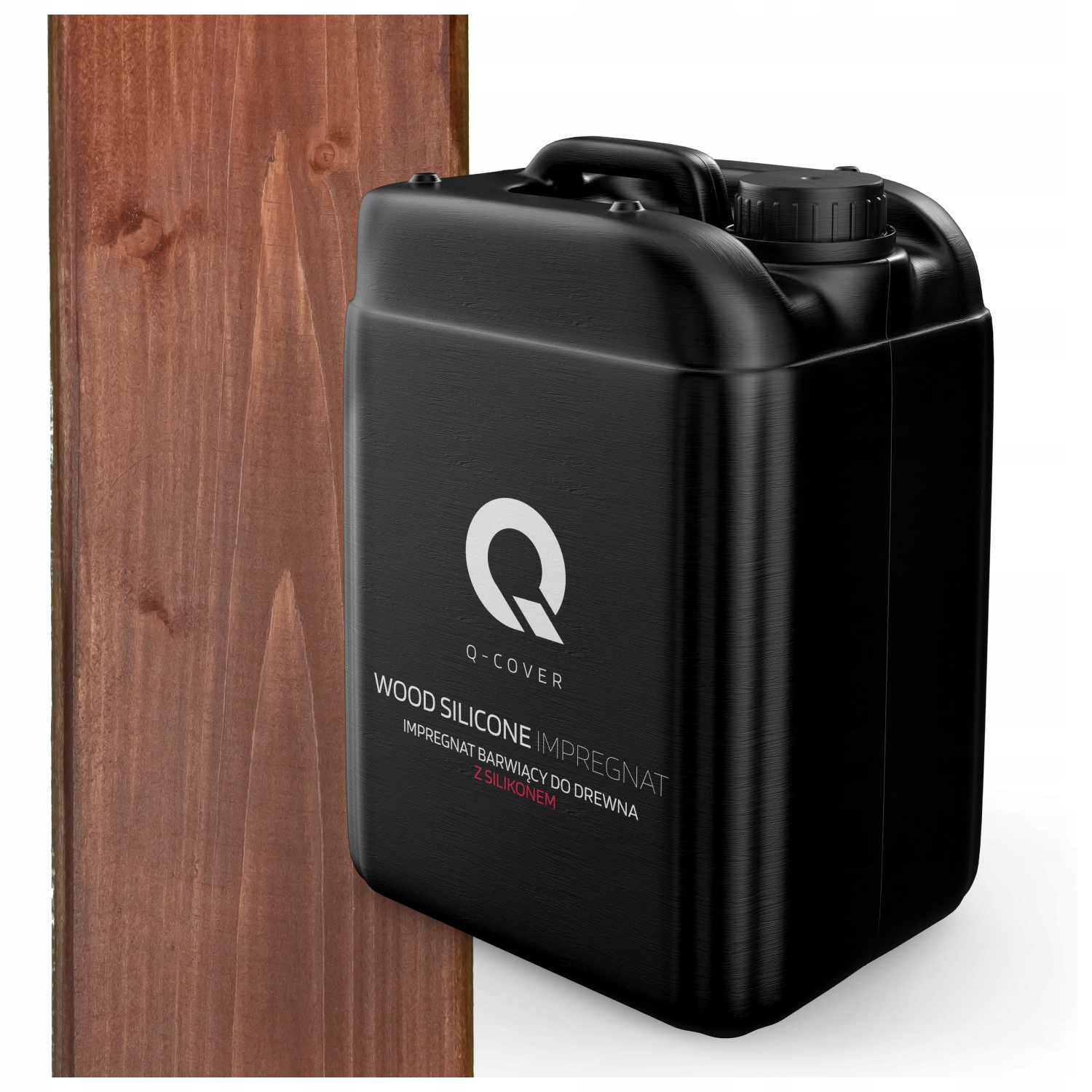 Impregnat Do Drewna Barwiący Ochronny Z Silikonem Orzech Ciemny 2x 10L uv