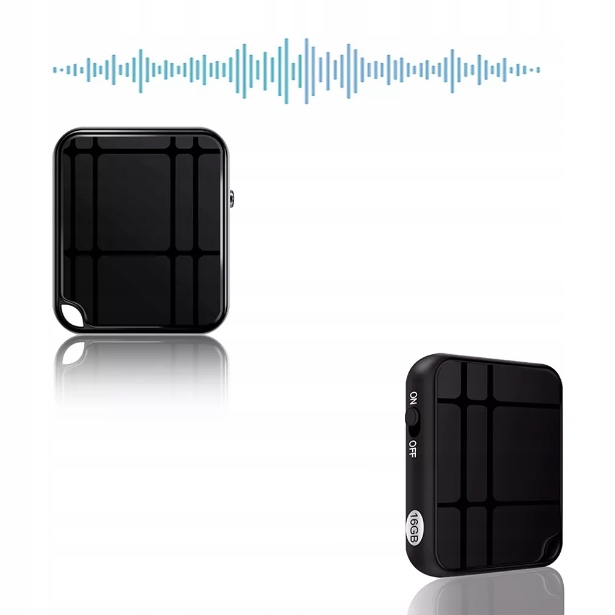 Mini dyktafon 50h nagrań detekcja głosu 16GB Kod producenta QFII001