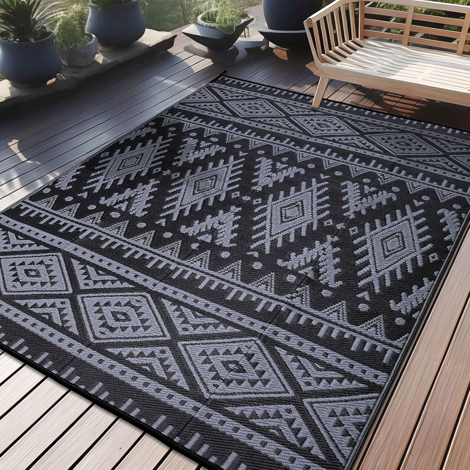 Venkovní Koberec 180x270CM Oboustranný Na Terasa Balkon