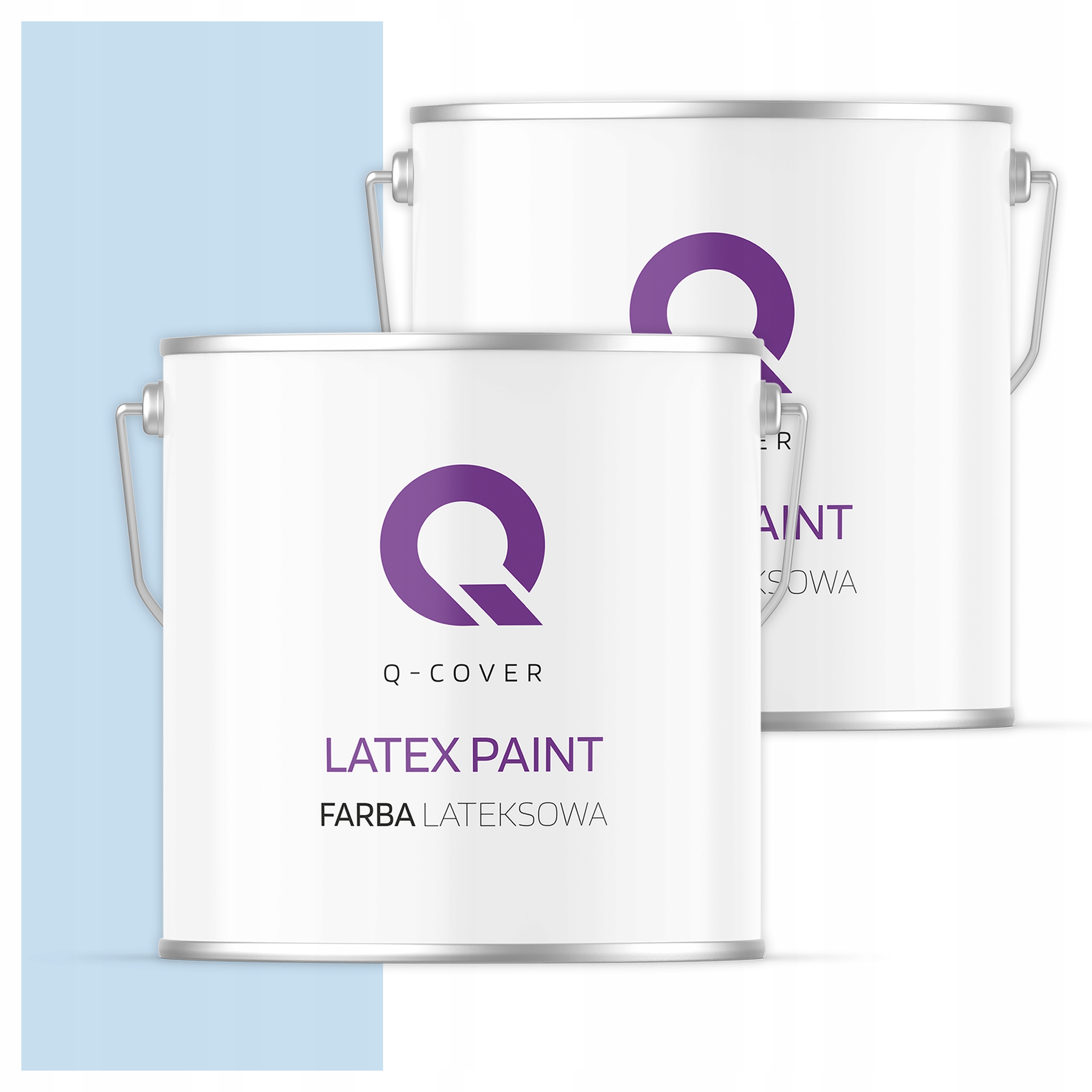 Latexová vnútorná stropná farba 5L Hlboká matná farba Modrá H0169