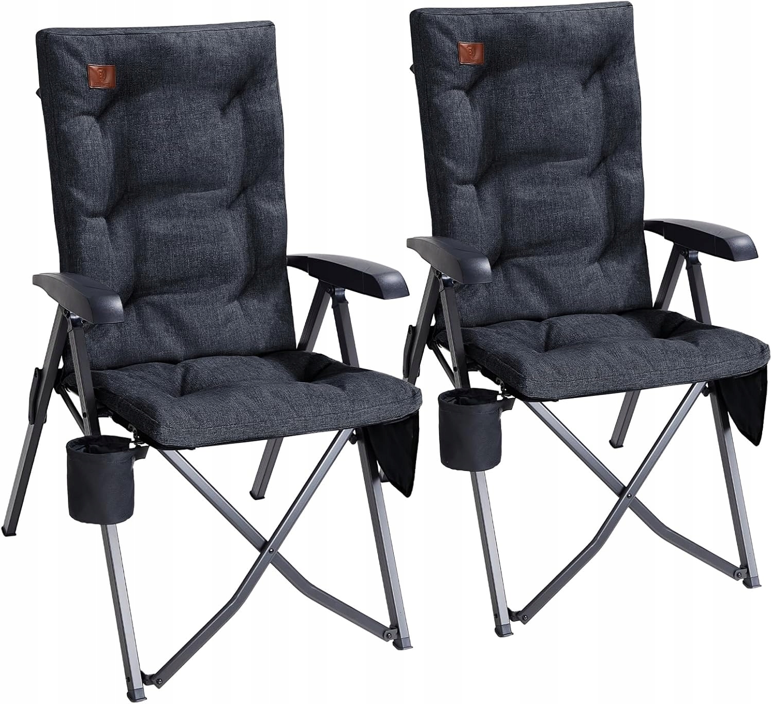 Ever Advanced skladacia kempingová stolička, nastaviteľná, 4 polohy, 150 kg, 6 cm