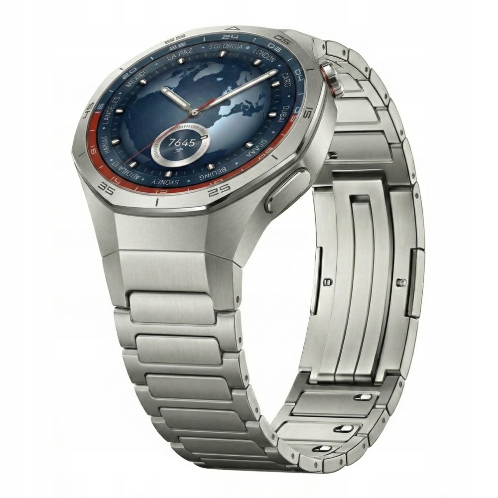 Tytanowa Bransoleta Do Huawei Watch GT5 Pro 46MM Gt 5 Pro 46 MM Srebrna