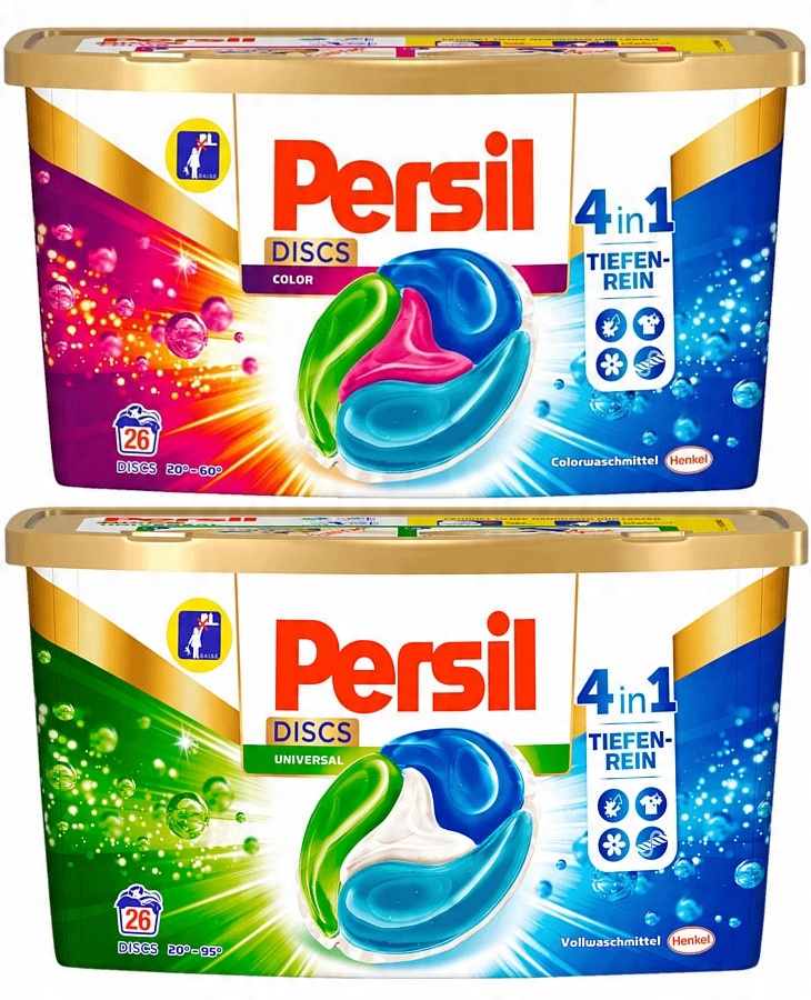 

Persil Discs Zestaw Kapsułki Prania 2 x 26szt De