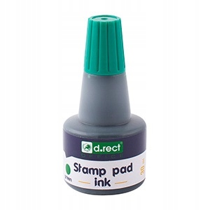 Tusz do pieczątek stempli 30ml zielony