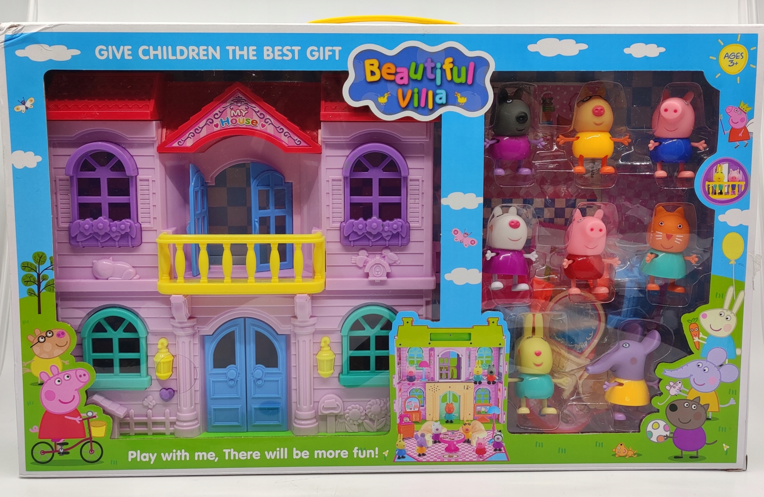 Świnka Peppa Zestaw Domek Duży