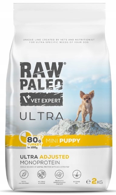 Raw Paleo Ultra Turkey Mini Puppy 2kg