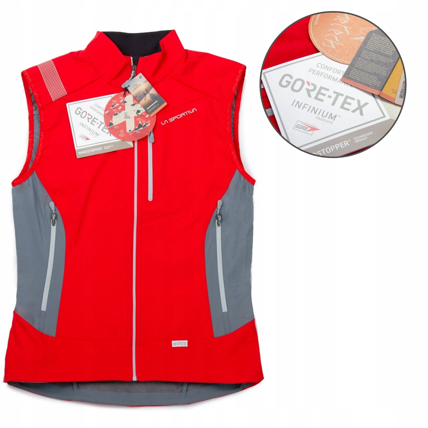 Pánská vesta La Sportiva Gore-tex trekingová sportovní softshellová S