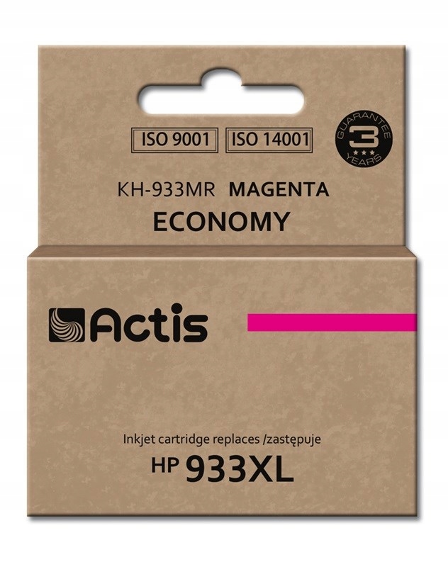 Actis KH-933MR Inkoust (náhradní inkoust Hp 933XL CN055AE; Standard; 13 ml; červený)