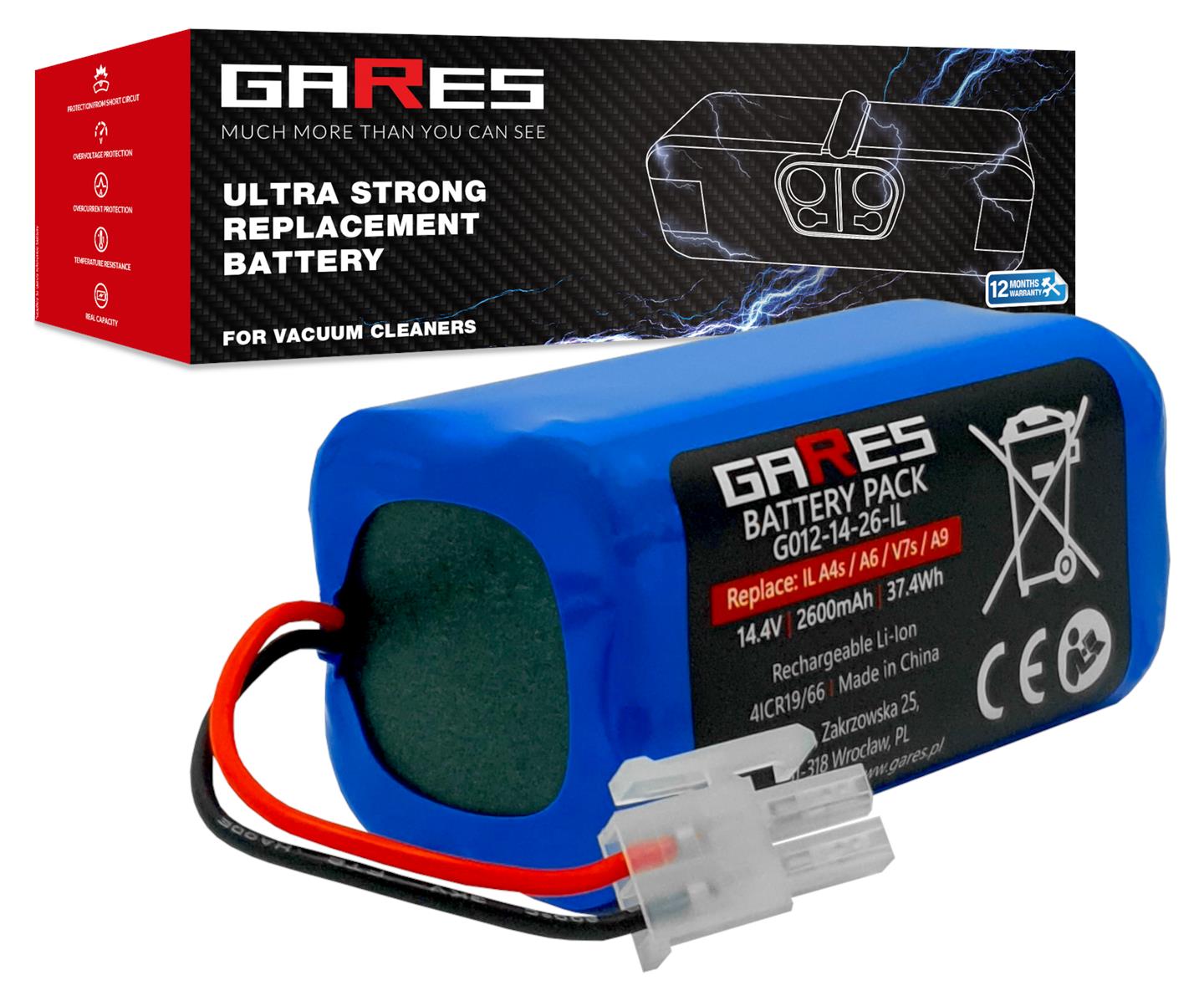 Bateria Akumulator do Silvercrest Ssr SSR1 SSRA1 14,4V/14,8V 2,6Ah
