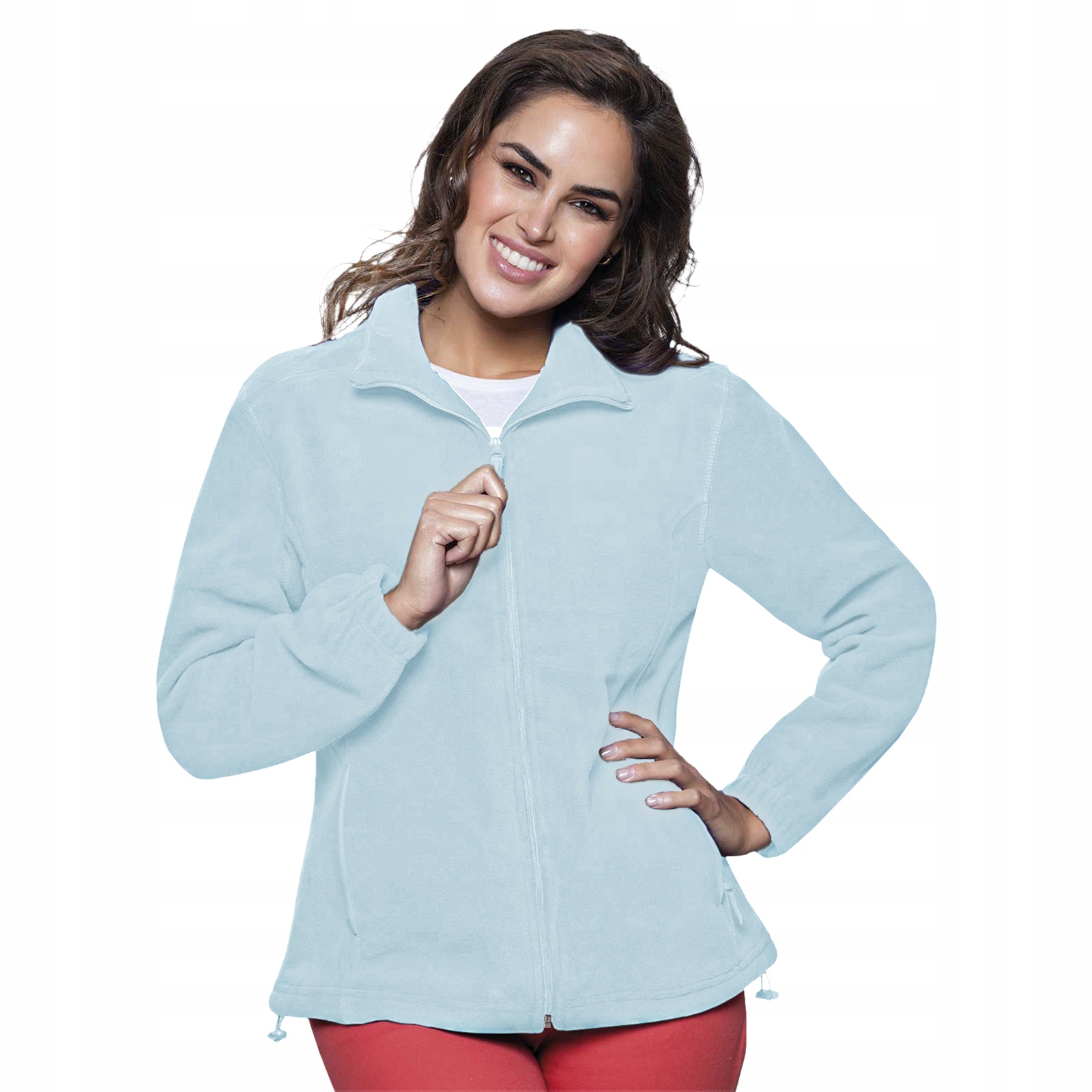 

Bluza Polar damski rozpinany Fleece błękitny XL