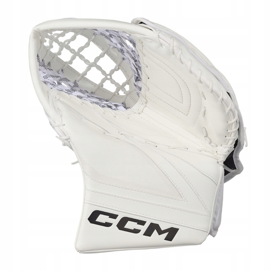 CCM Lapačka CCM Tacks Int, Intermediate, bílá, Klasický gard