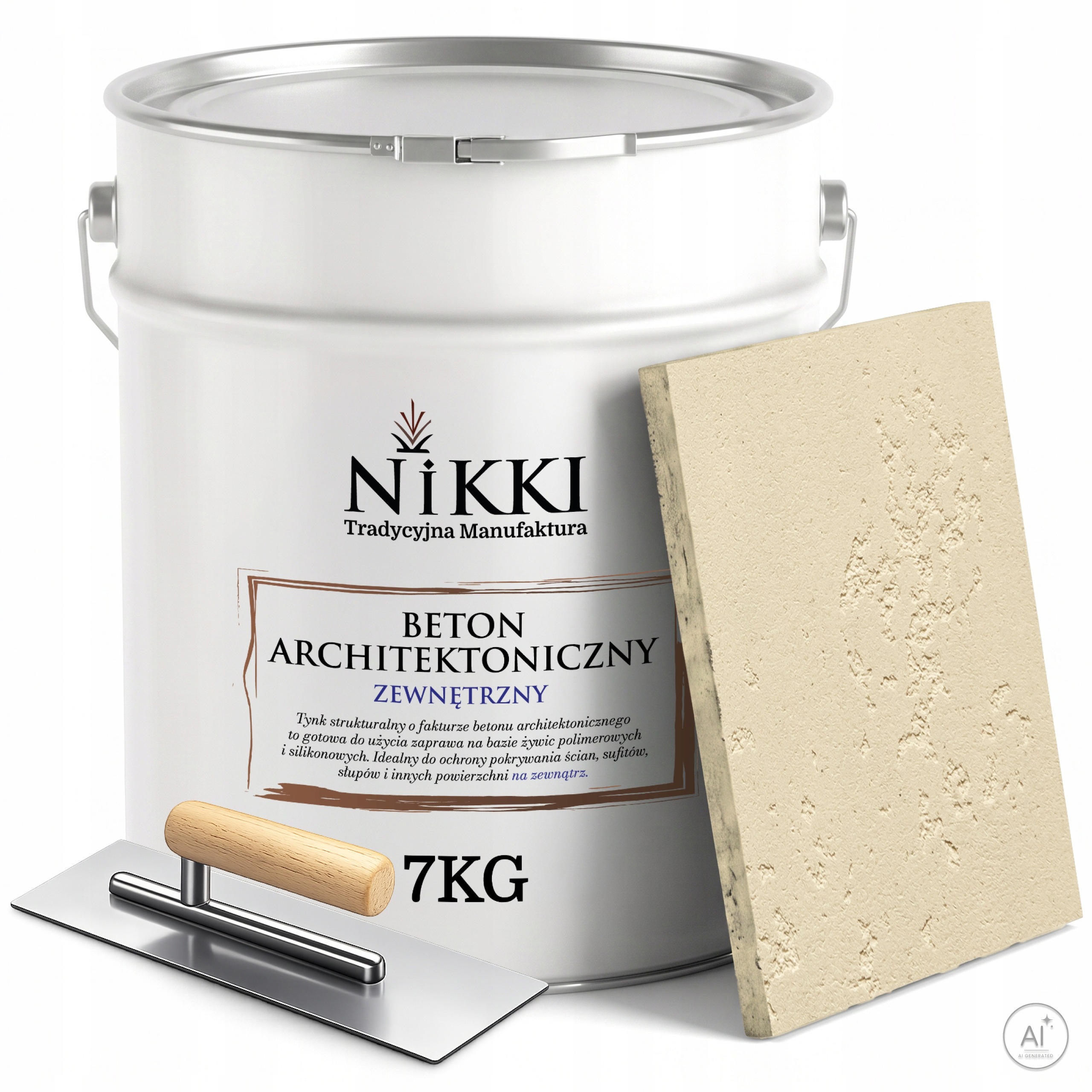 Architektonický fasádní beton 5m2 7kg Béžový Světlý Paca