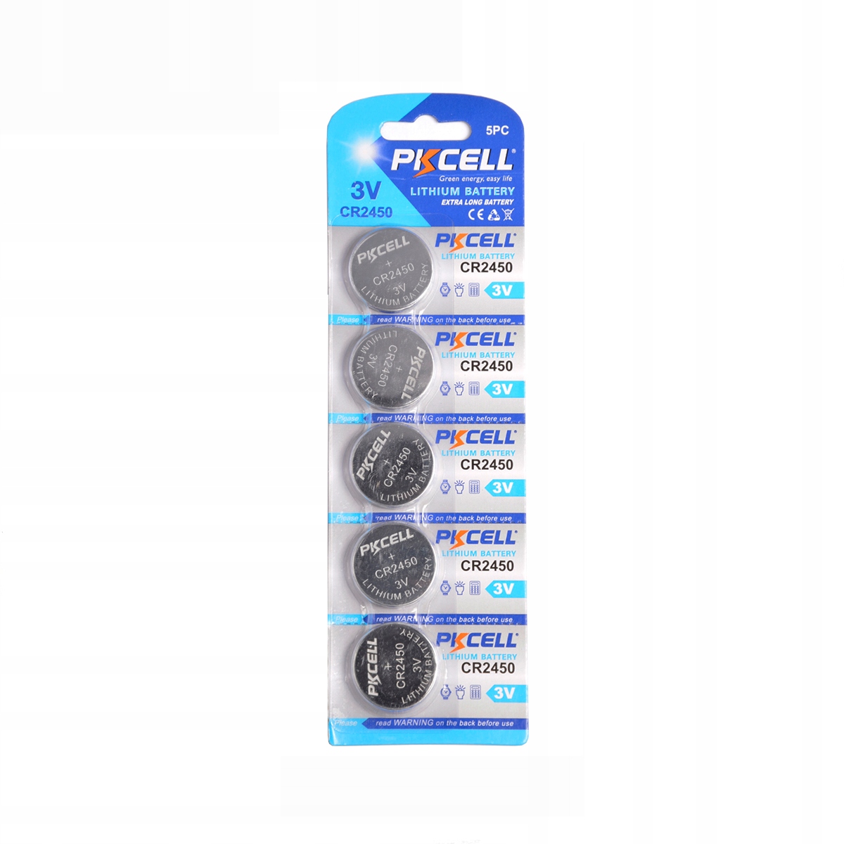 

Bateria Pkcell CR2450 3V- 1 Blister 5 Szt
