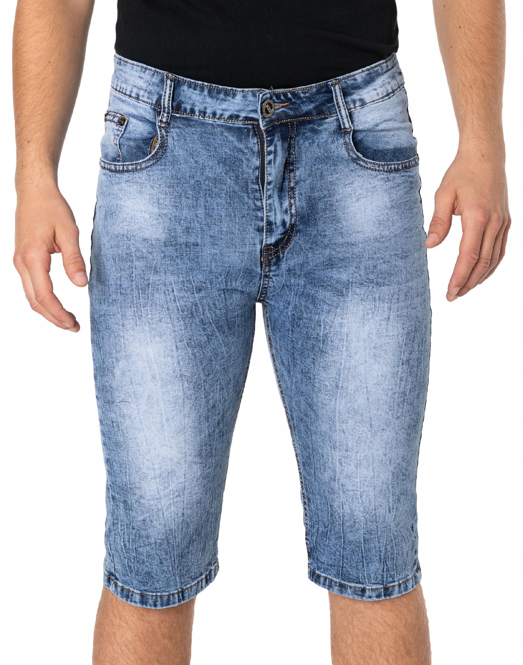 

Krótkie Spodenki Szorty Męskie Jeansy D100 r 37