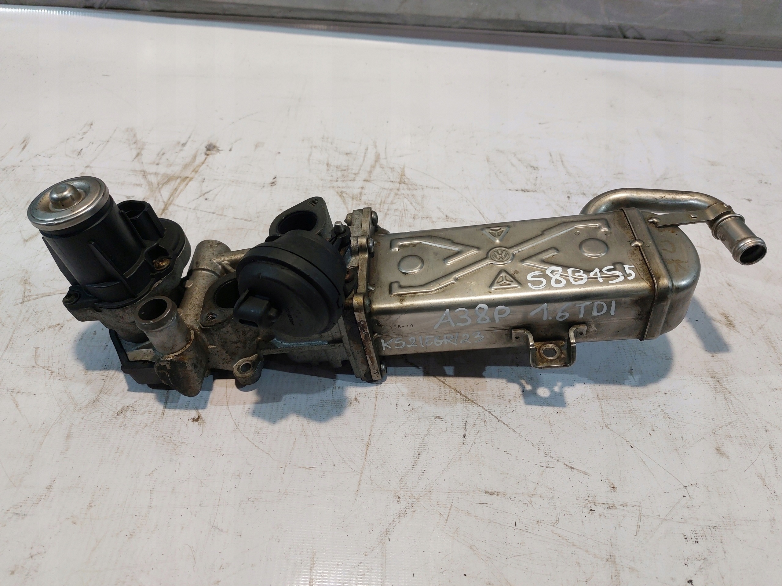 EGR radiator AUDI A3 8P 1.6TDI