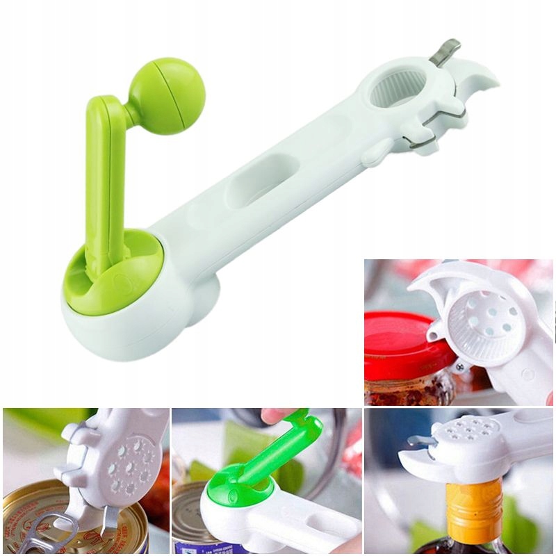 Otwieracz Wielofunkcyjny Do Puszek Butelek Słoików