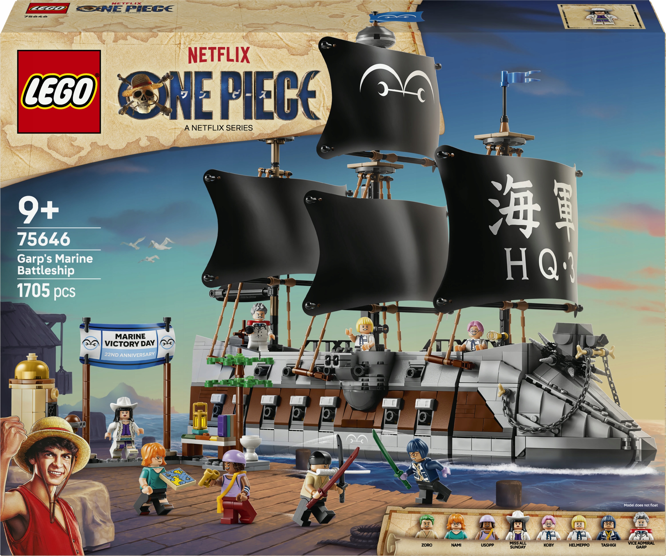Lego One Piece Okręt Garpa 75646