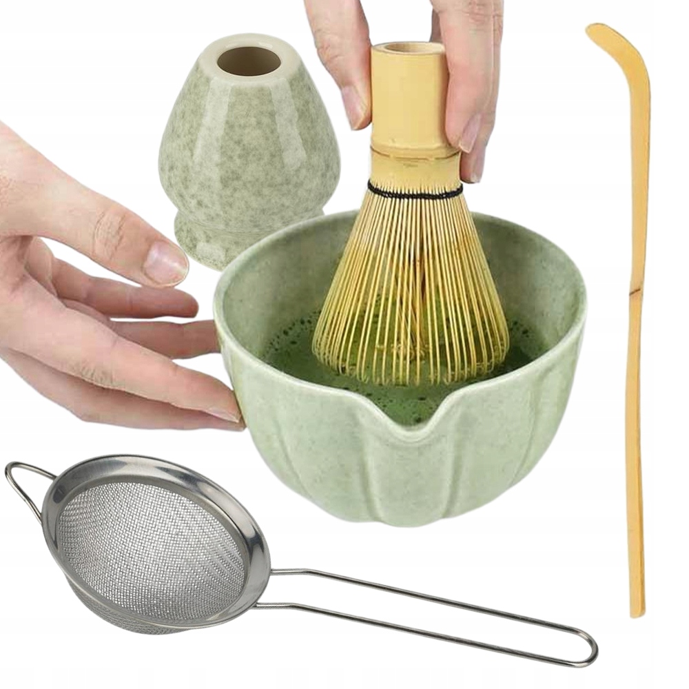 Bambusová Dárková Metla Na Čaj Matchy Chashaku, 5 Kusů, Sada