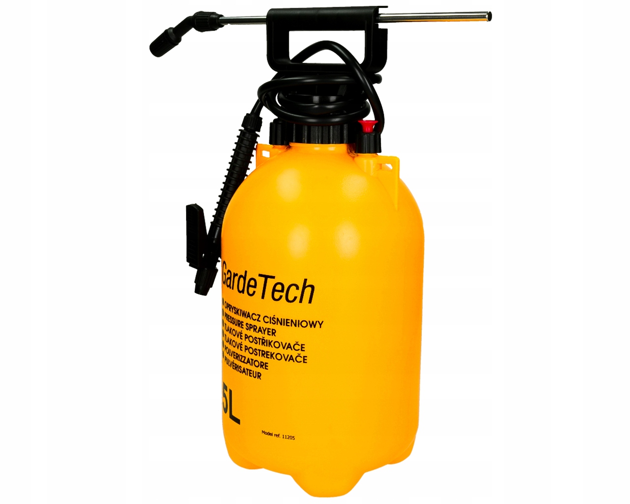OPRYSKIWACZ CIŚNIENIOWY Z DŁUGĄ LANCĄ DO OPRYSKÓW NA OWADY GARDETECH 5L Marka GardeTech