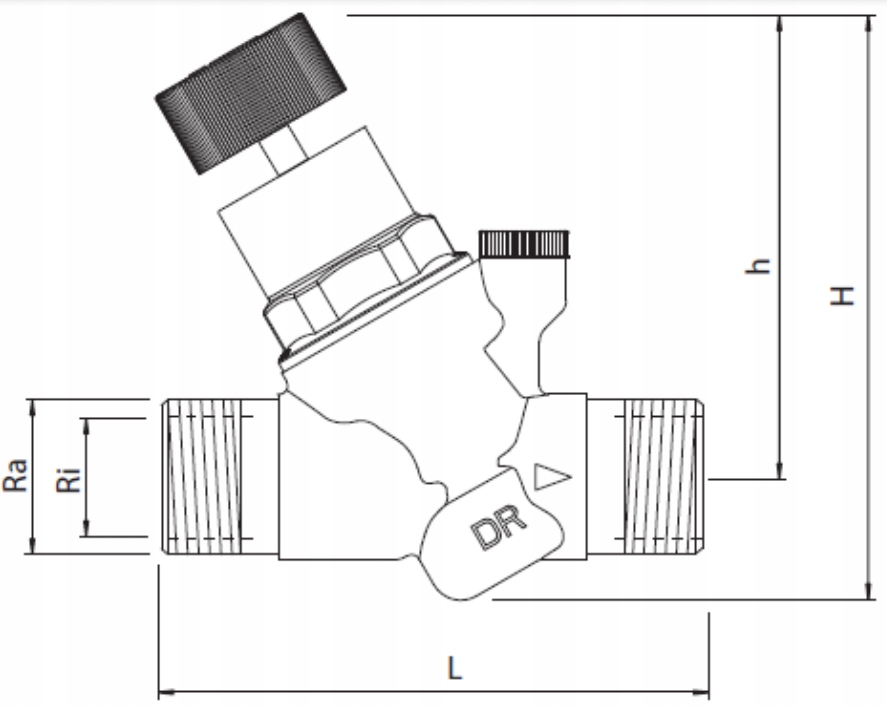 REDUKTOR CIŚNIENIA HONEYWELL 3/4 D04FM MANOMETR Marka Honeywell