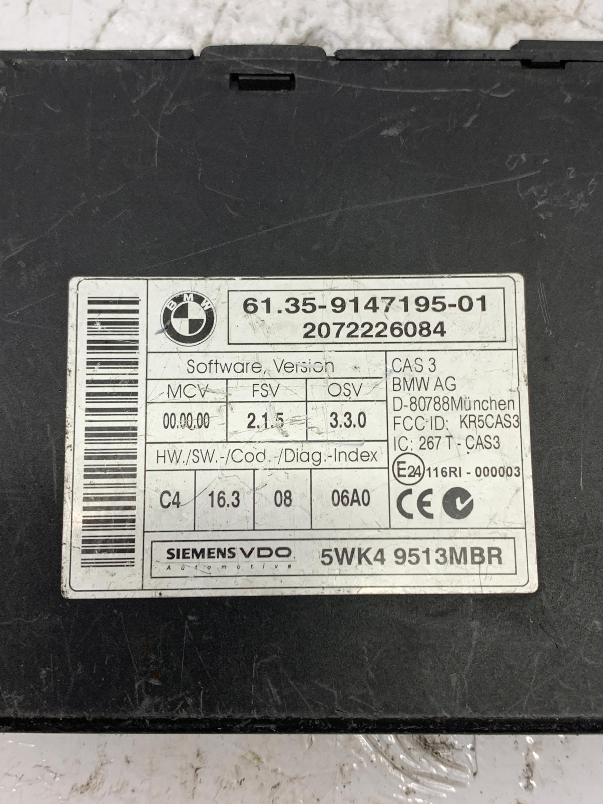 module control unit CAS 9157195 MINI