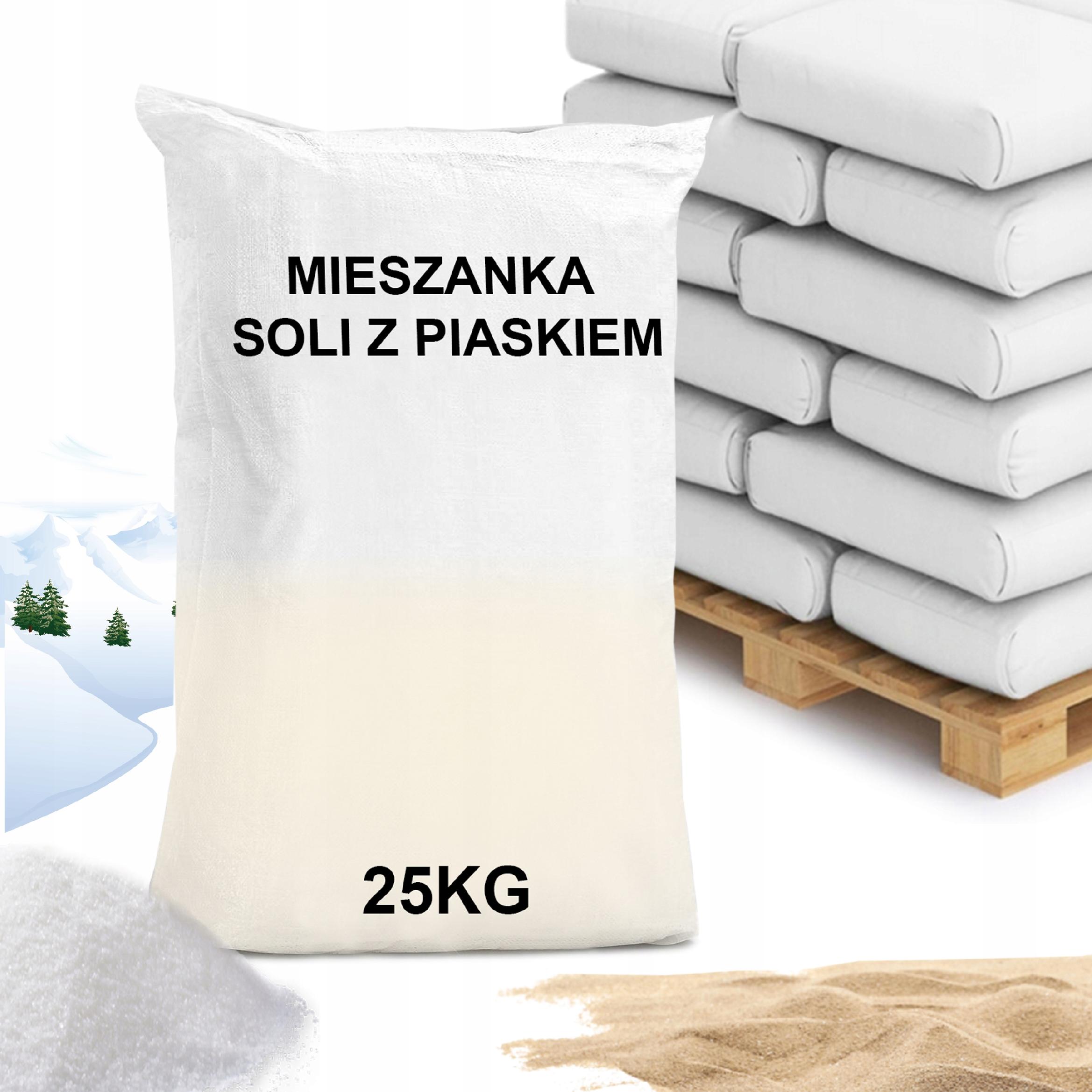 MIESZANKA SOLI DROGOWEJ Z PIASKIEM 500 KG KURIER