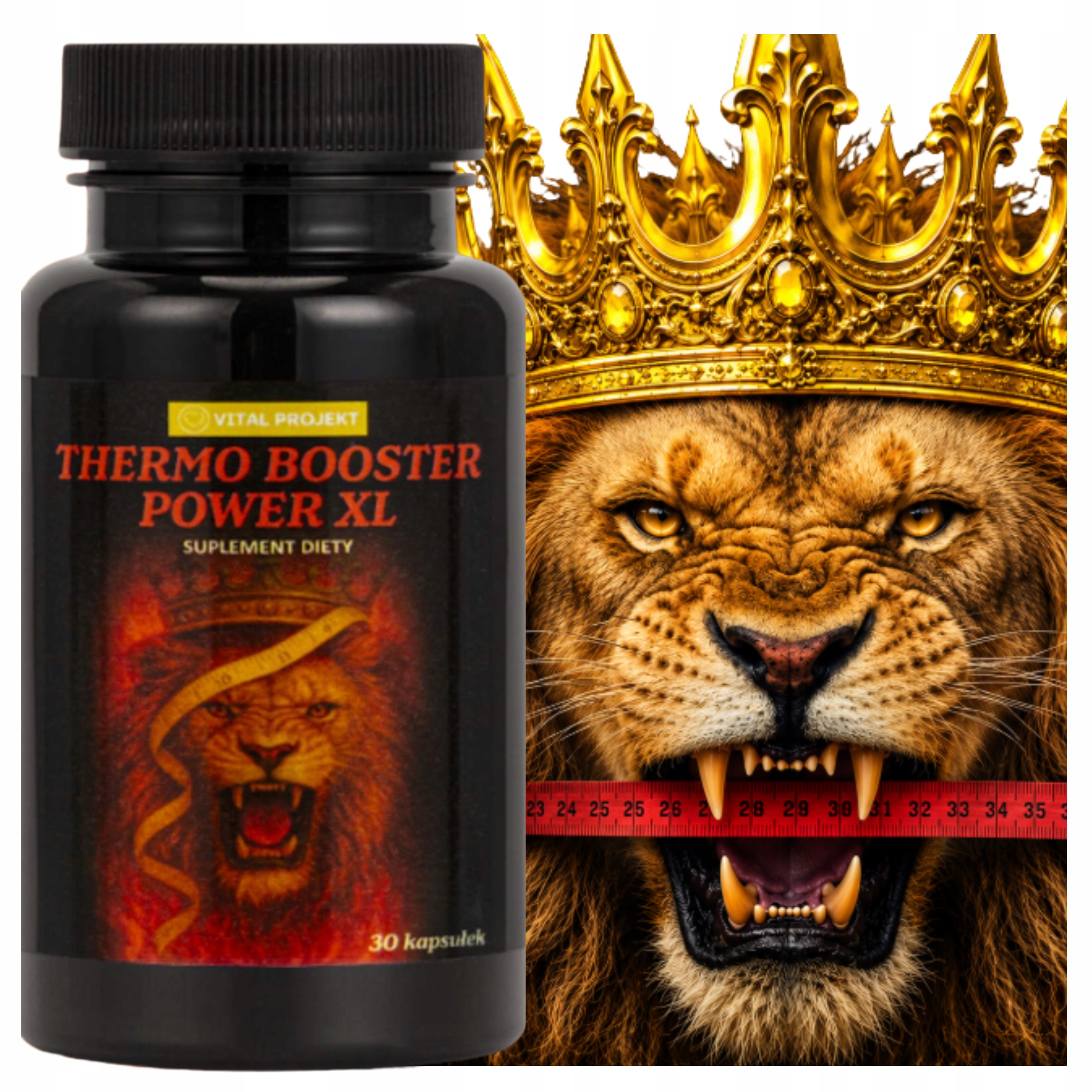 Spalovač Tuků Thermo Booster Power XL Blokátor Chuti K Jídlu Přebytečná Voda Silný