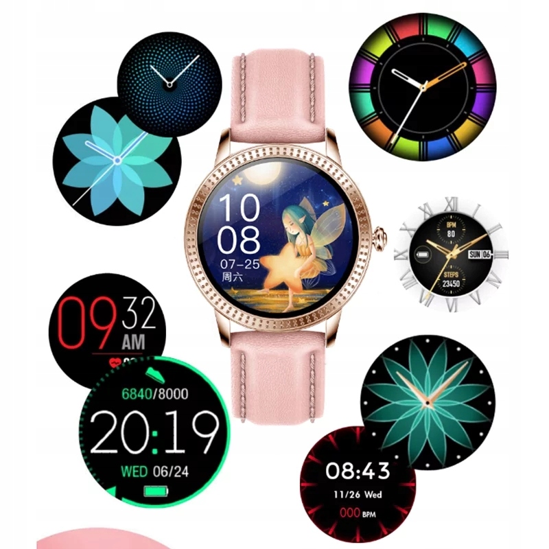 SMARTWATCH DAMSKI ZEGAREK ROZMOWY CIŚNIENIE SPORT Rodzaj smartwatch