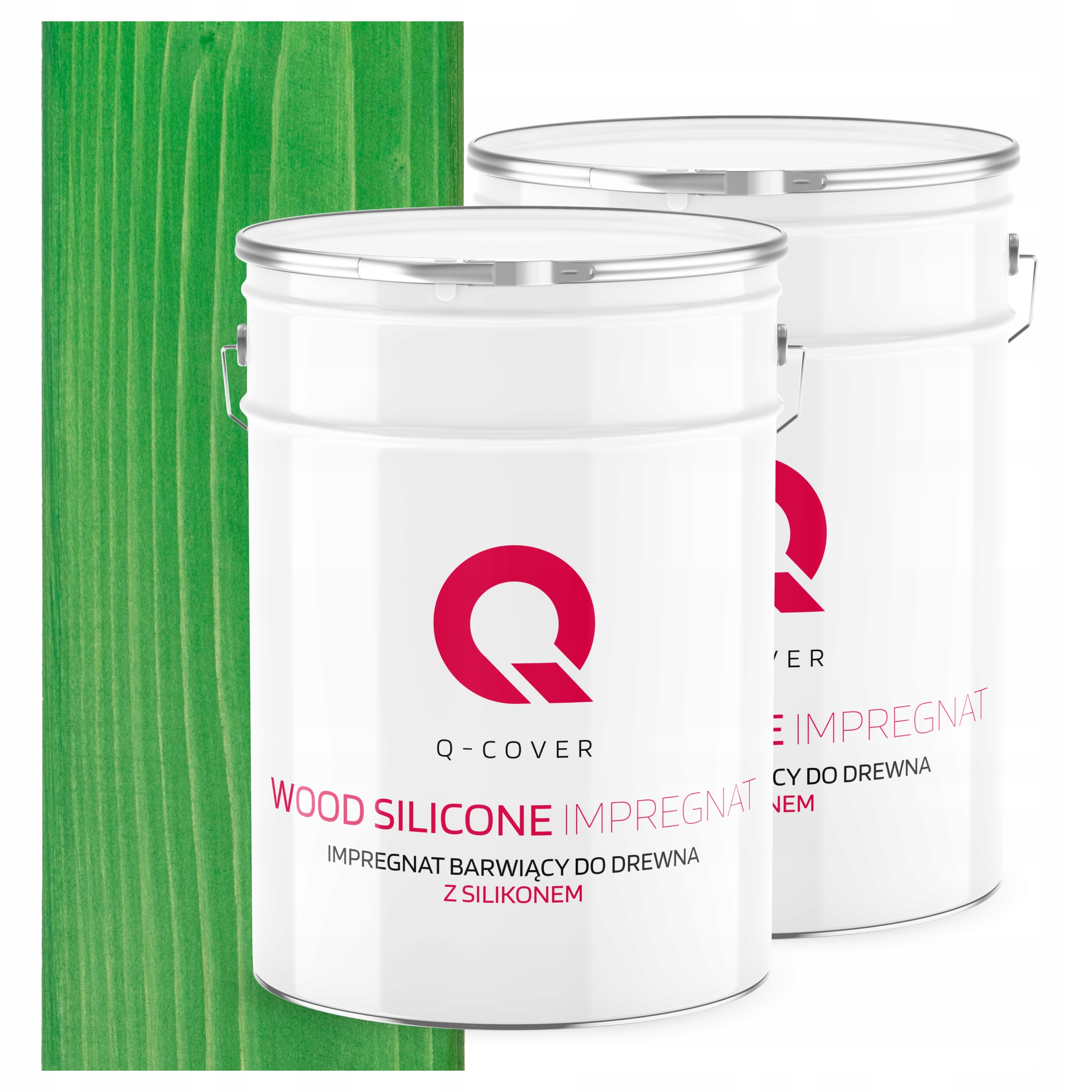 Impregnácia Na Drevo Extra Farba S Ochranným Silikónom Farba Zelená Mätová 10 L