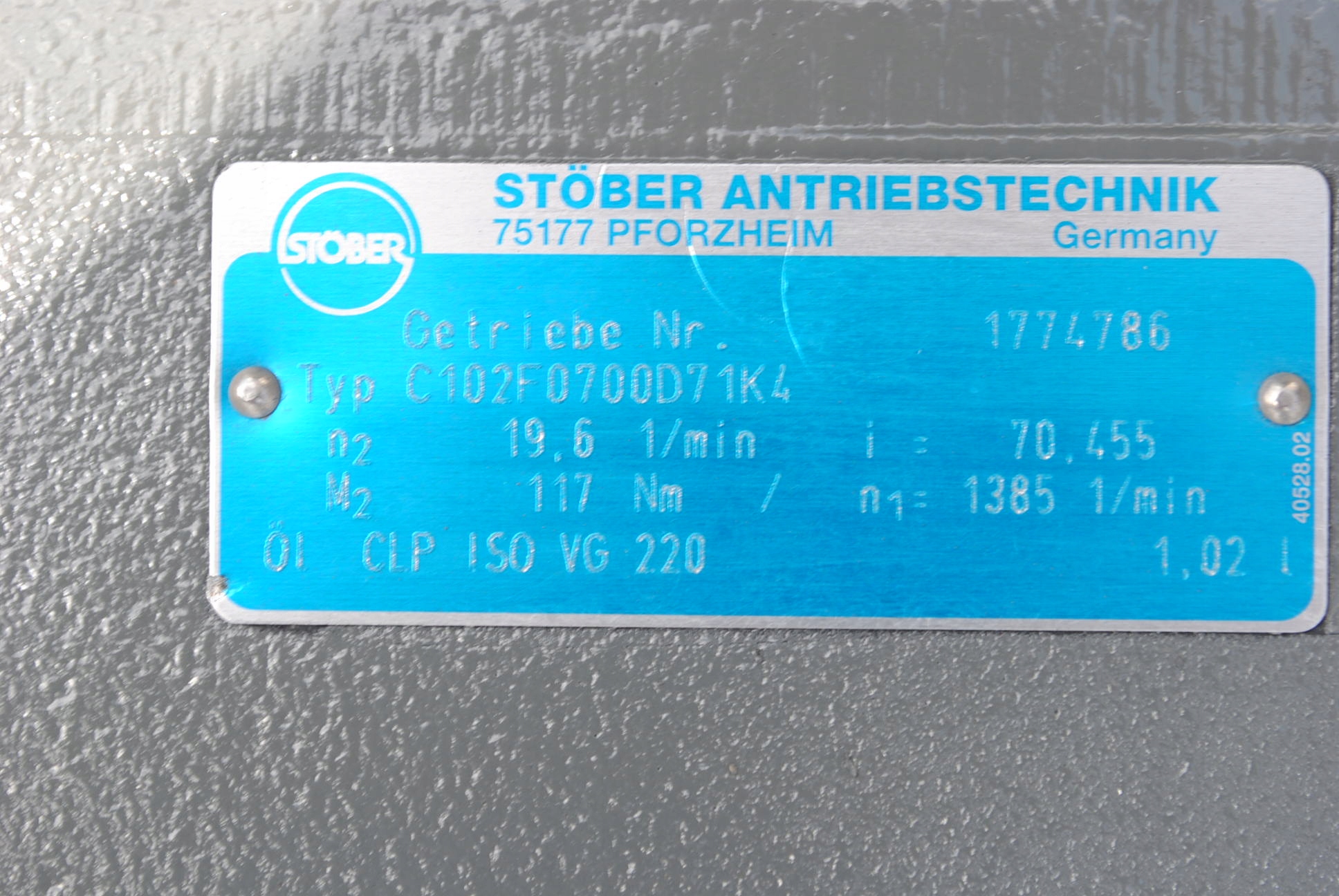 Motoreduktor kołnierzowy 0.25kw. 19,7obr./min. STQBER Marka inny