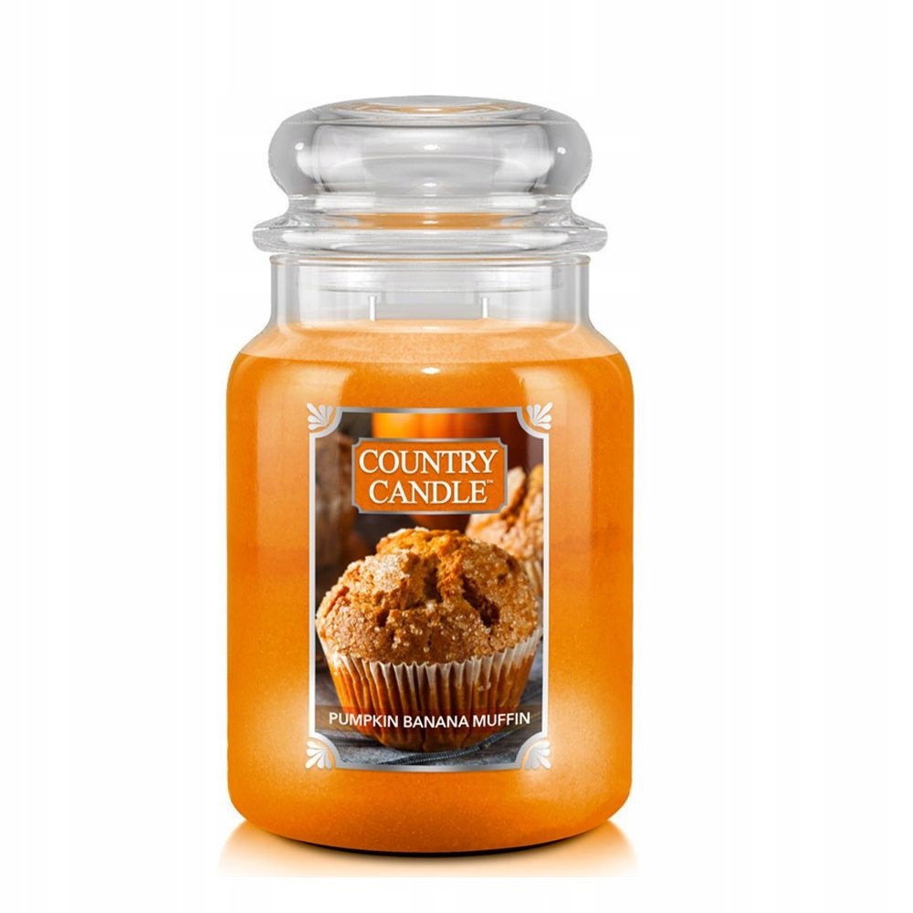 Velká svíčka Pumpkin Banana Muffin Country Candle
