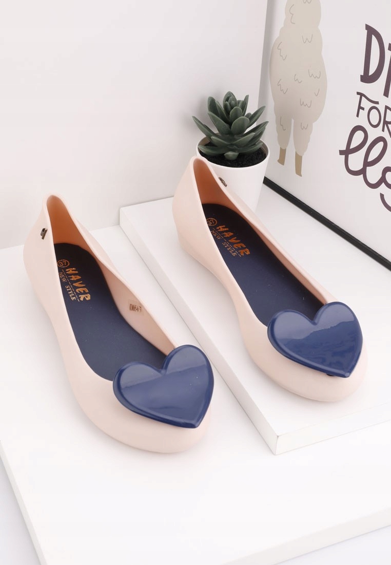 BEŻOWE BALERINKI DAMSKIE WSUWANE BALERINY MELISKI PŁASKIE GUMOWE WYGODNE Rozmiar 40