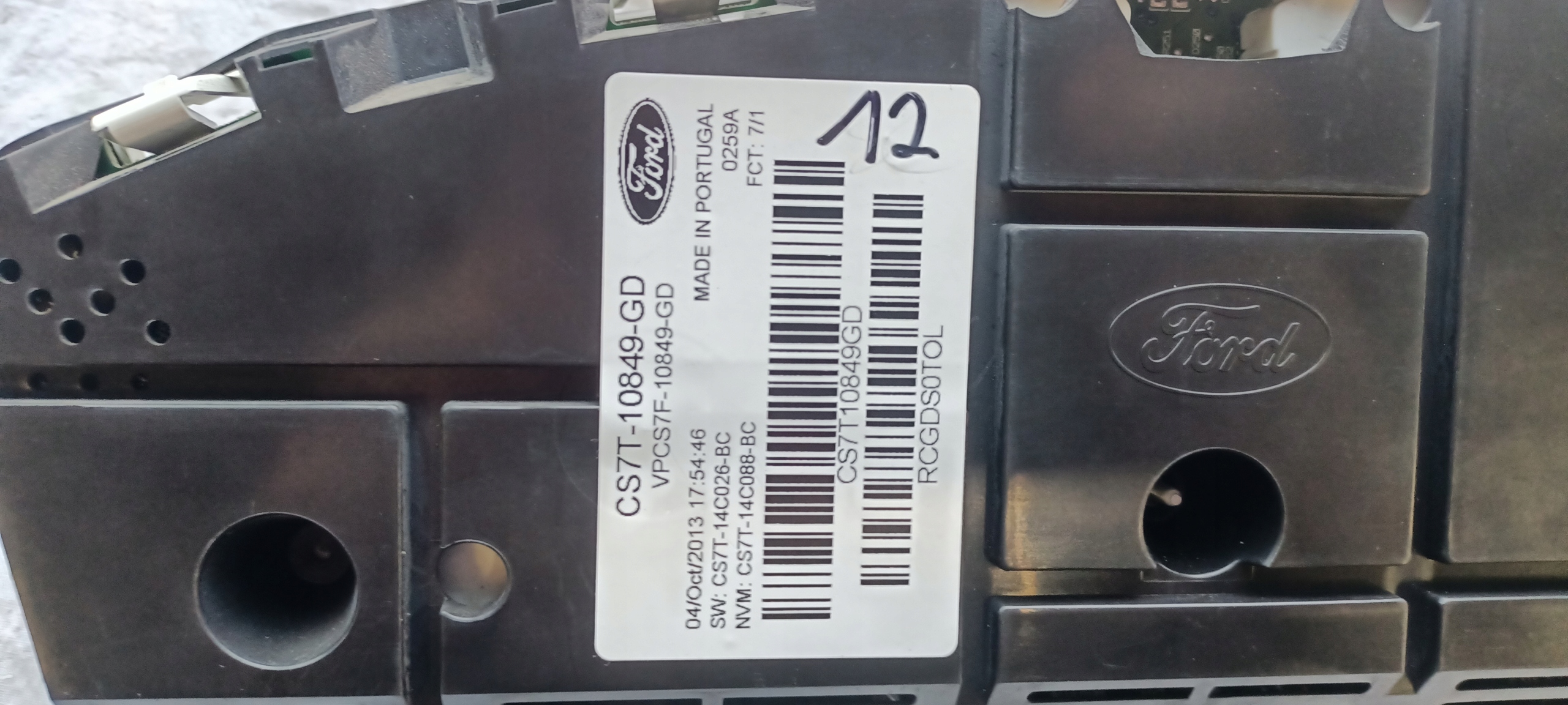 FORD S-MAX GALAXY MONDEO MK4 спидометр, часы европа CS7T-10849-GD