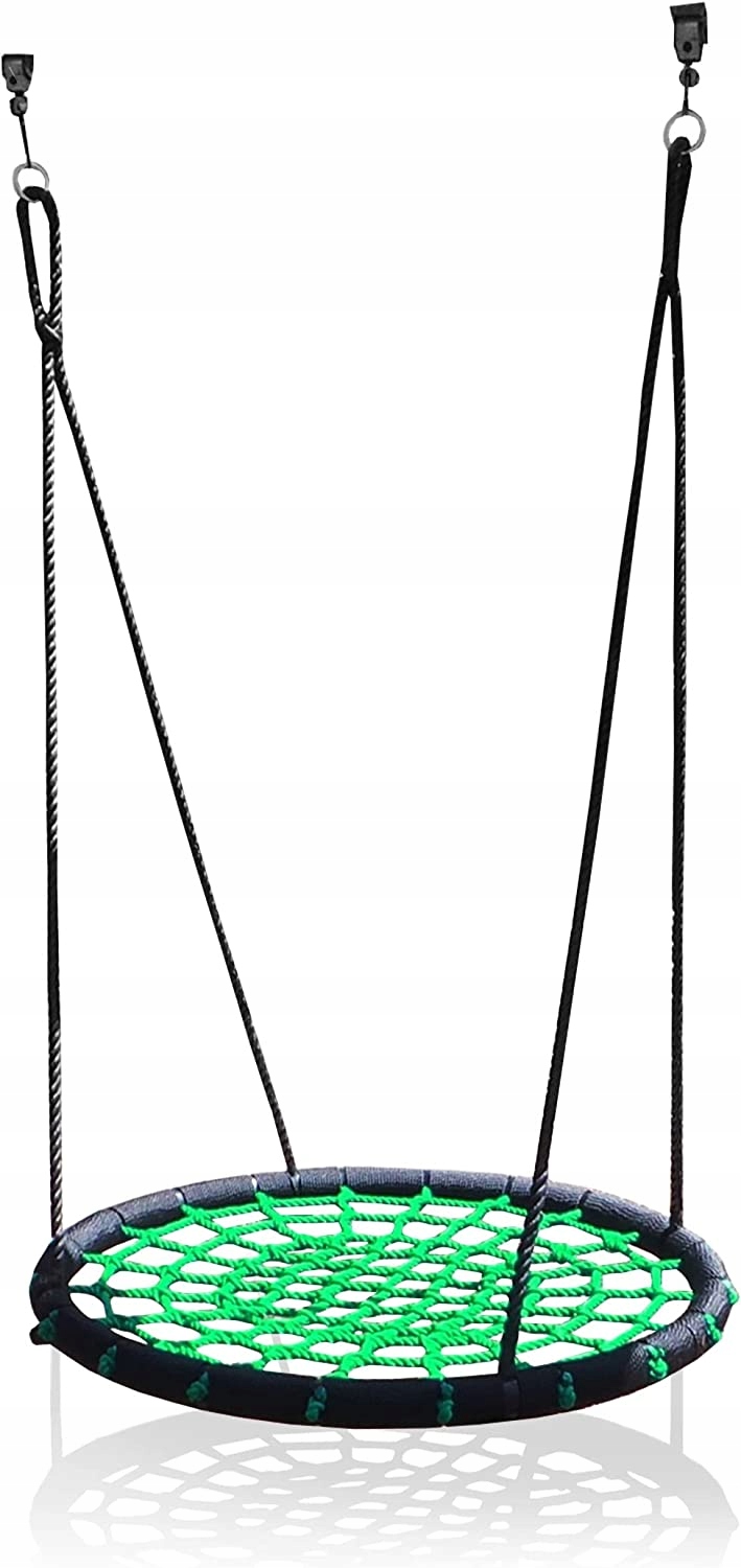 HUŚTAWKA BOCIANIE GNIAZDO XL 100cm NIEBIESKO - CZARNA LINY 18mm Kod producenta 1016795872