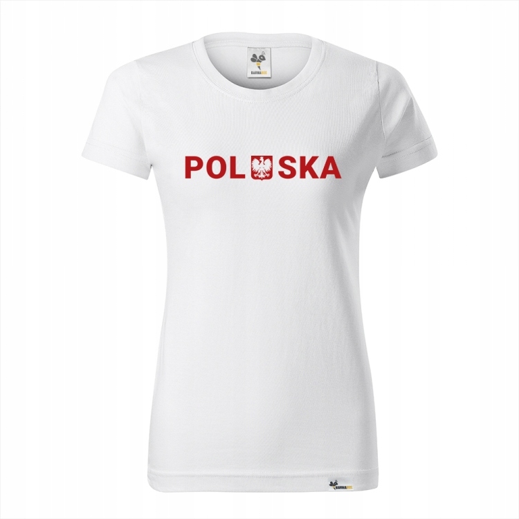 

KT044f - XXL /Koszulka damska Kibic Polska orzełek