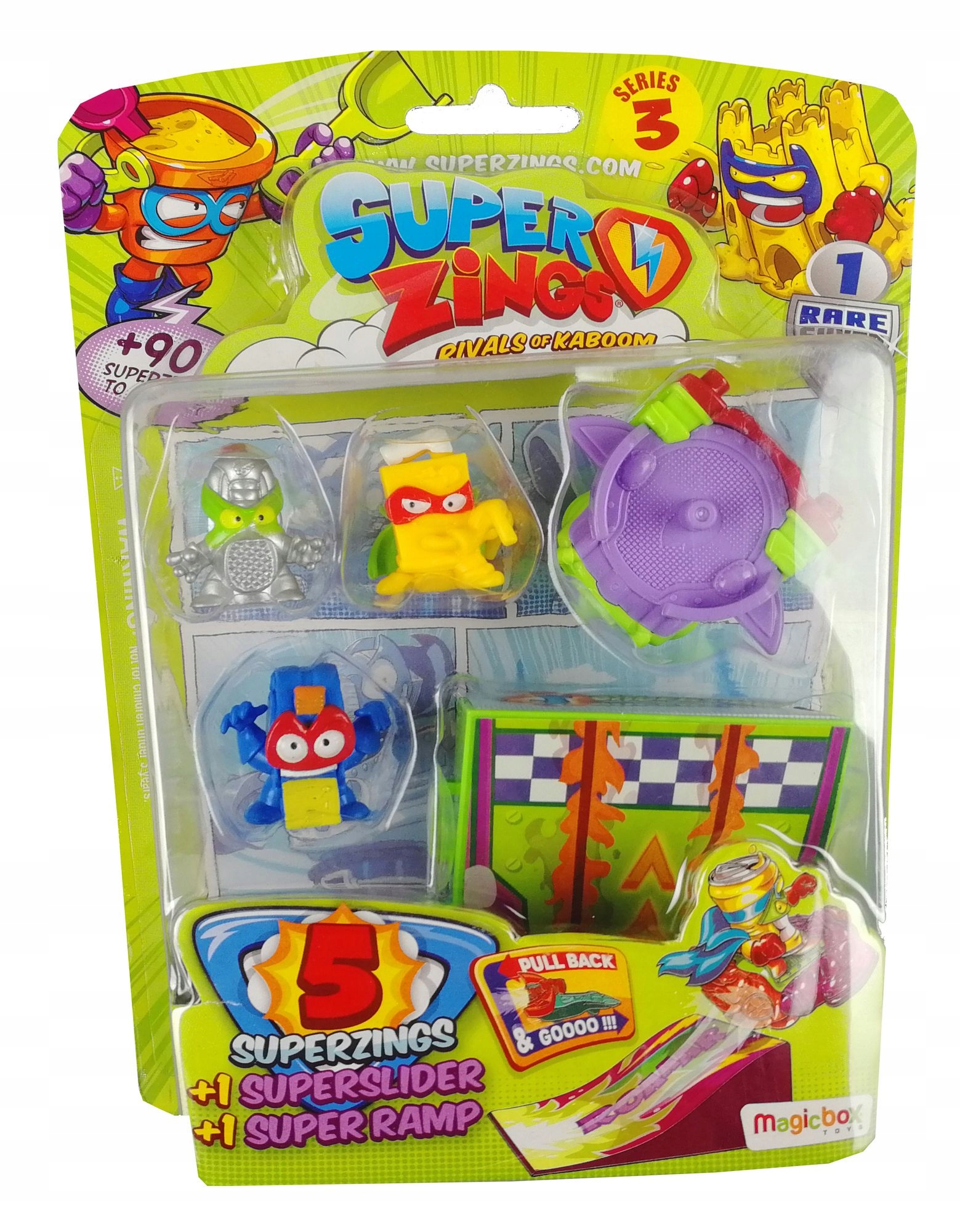 

Zings 5 Figurek Pojazd S 3 Superslider Rampa