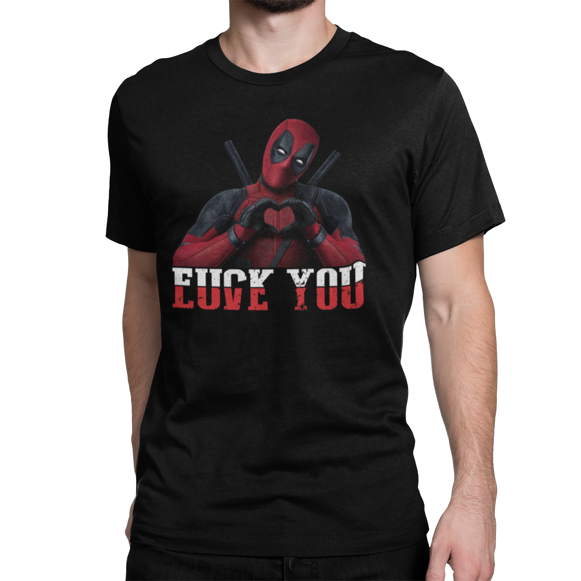 

koszulka Deadpool Love You roz.XXL