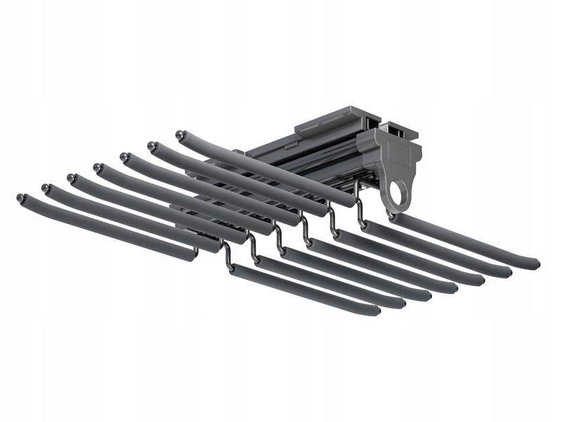 Výsuvný Věšák Na Kalhoty Do Skříně Symphony WB-668B L-350 Antracit