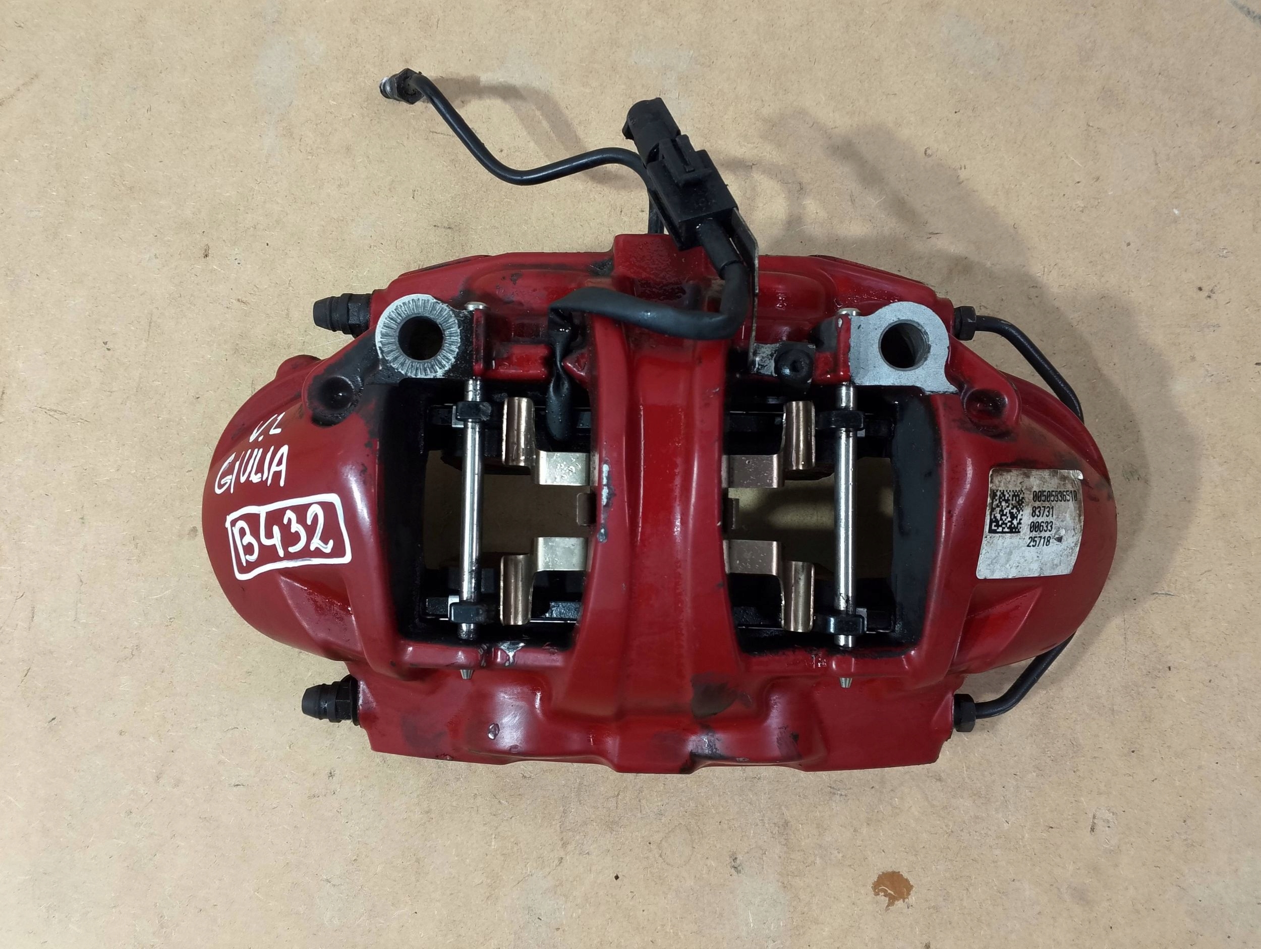 ALFA STELVIO caliper front front left 505536510 BREMBO (B432)