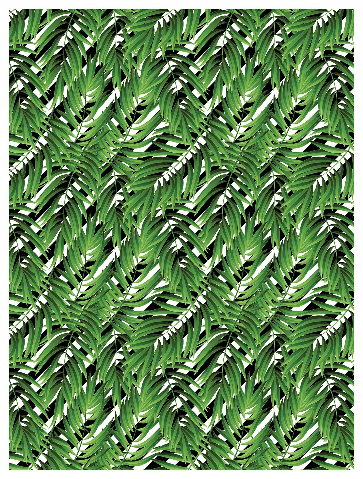 Fototapeta Palmy a listy Tropický vzor pro relaxaci Exotika 184x254 lepidlo
