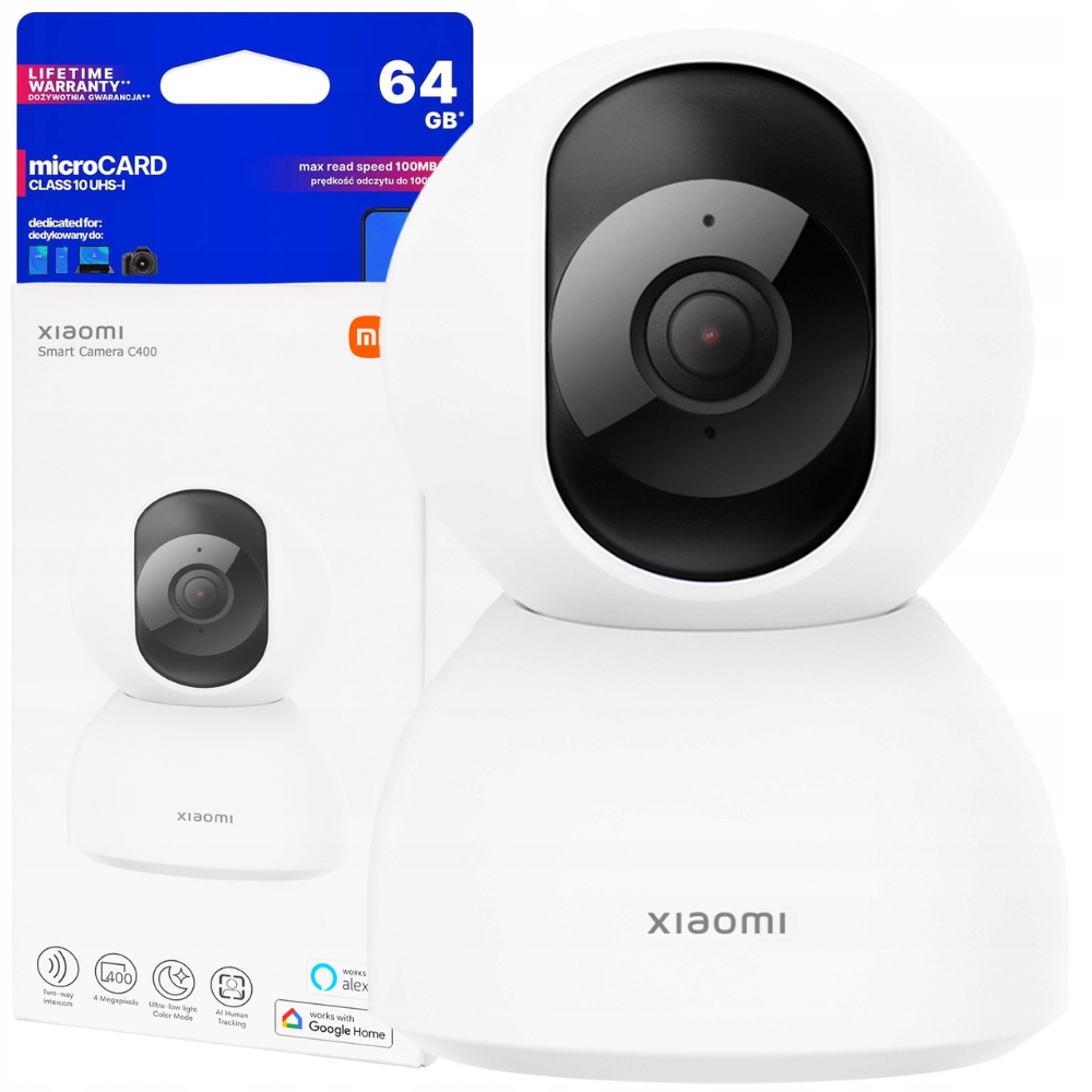 

Kamera Ip 360° Xiaomi Smart Camera C400 4MP +karta